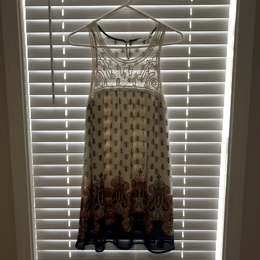 Multi-designed short dress